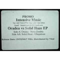 Oradea Vs. Solid Haze - Nova Zembla / Ubiquitous - Intensive Music