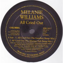 Melanie Williams - Melanie Williams - All Cried Out - Columbia