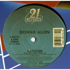 Donna Allen - Donna Allen - Satisfied - 21 Records