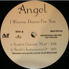 Angel - Angel - I Wanna Dance For You - Mecca Records