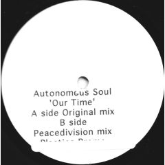 Autonomous Soul - Autonomous Soul - Our Time - Plastica