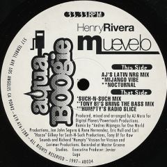 Henry Rivera - Henry Rivera - Muevelo - 	Aqua Boogie Records