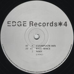 DJ Edge - DJ Edge - *4 - Edge Records