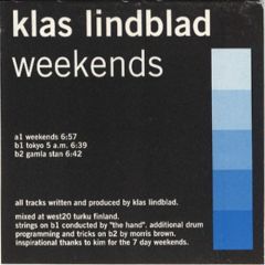 Klas Lindblad - Klas Lindblad - Weekends - Neuton Music
