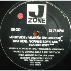 J Zone - J Zone - Release The Groove - Dance Easy Records