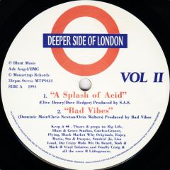 Various Artists - Deeper Side Of London Vol II - Mousetrap Records