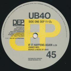 Ub40 - Ub40 - If It Happens Again - Dep International