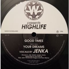 Highlife - Highlife - Good Times - Just Another Label