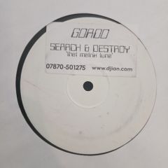 Gordo - Gordo - Search & Destroy (That Matrix Tune) - White