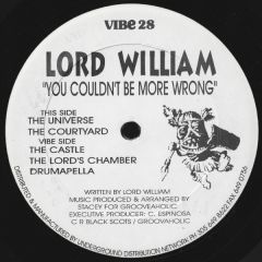 Lord William  - Lord William  - You Couldnt Be More Wrong - Vibe