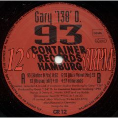 Gary D. - Gary D. - 93 - Container Records Hamburg