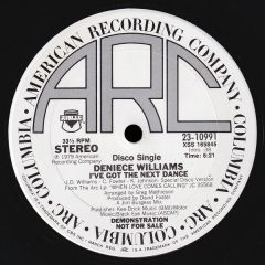 Deniece Williams - Deniece Williams - I'Ve Got The Next Dance - ARC