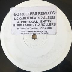 Entity / E-Z Rollers - Entity / E-Z Rollers - E-Z Rollers Remixes - Intercom Recordings