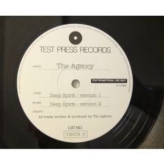 The Agency - The Agency - Deep Spirit - Test Press