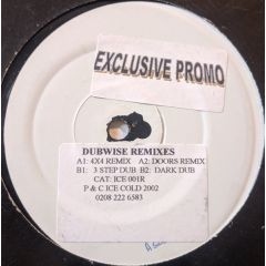 Ice Cold Records Presents - Ice Cold Records Presents - Dubwise (Remixes) - Ice Cold