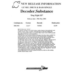 Decoder & Substance - Decoder & Substance - Iconone - Breakbeat Culture