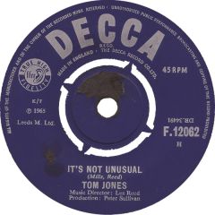 Tom Jones - Tom Jones - It's Not Unusual - Decca