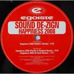 Sound De-Zign - Sound De-Zign - Happiness (2008) - Egoiste