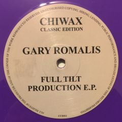 Gari Romalis - Gari Romalis - Full Tilt Production E.P. - Chiwax Classic Edition