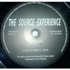 The Source Experience - The Source Experience - Zyklus - R & S Records