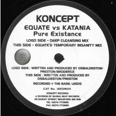 Equate Vs Katania - Equate Vs Katania - Pure Existance - Koncept