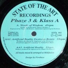 Phaze 3 & Klass A - Phaze 3 & Klass A - Words Of Wisdom - State Of The Art
