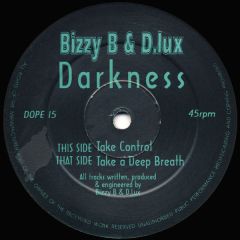 Bizzy B & D Lux - Bizzy B & D Lux - Darkness EP - Brain Records