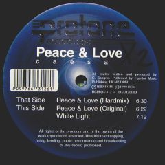 Caesar - Caesar - Peace & Love - Protone Recordings