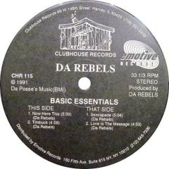 Da Rebels - Da Rebels - Basic Essentials - Emotive