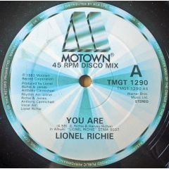 Lionel Richie - Lionel Richie - You Are - Motown
