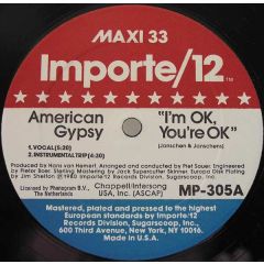 American Gypsy - American Gypsy - I'm OK, You're OK - Importe/12