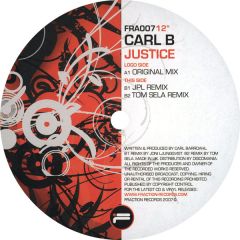 Carl B - Carl B - Justice - Fraction Records