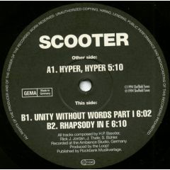 Scooter - Scooter - Hyper Hyper - Club Tools