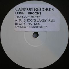 Leigh Brooks - Leigh Brooks - The Ceremony - Cannon Records
