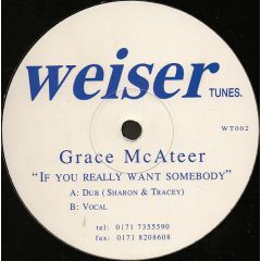 Grace McAteer - Grace McAteer - If You Really Want Somebody - Weiser Tunes