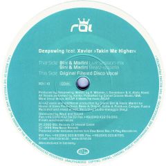 Deep Swing Feat. Xavior - Deep Swing Feat. Xavior - Takin' Me Higher - Records Of Interest