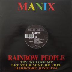 Manix - Manix - Rainbow People - Reinforced Records