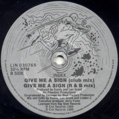 Index - Index - Give Me A Sign - Exit