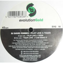 Davie Forbes - Davie Forbes - Play Like A Tiger - Evolution Gold