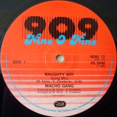 Macho Gang - Macho Gang - Naughty Boy - Nine O Nine