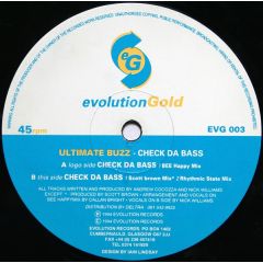 Ultimate Buzz - Ultimate Buzz - Check Da Bass - Evolution Gold