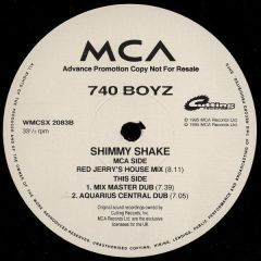 740 Boyz - 740 Boyz - Shimmy Shake - MCA