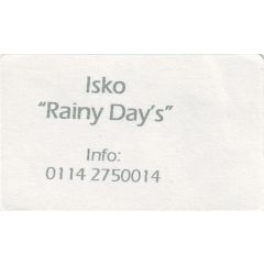 Isko - Isko - Rainy Days - Reflex Recordings