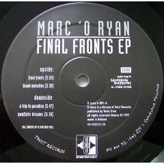 Marc 'O Ryan - Marc 'O Ryan - Final Fronts EP - U-Base 1