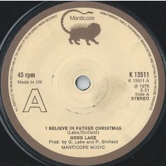 Greg Lake - Greg Lake - I Believe In Father Christmas - Manticore