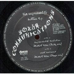 Solar Communications - Solar Communications - The Improbability Button E.P. - Visible Records