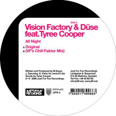 Vision Factory & Duse Feat. Tyree Cooper - Vision Factory & Duse Feat. Tyree Cooper - All Night - Just For Fun Recordings