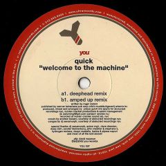 Quick - Quick - Welcome To The Machine - You Records