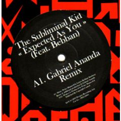 The Subliminal Kid - The Subliminal Kid - Expected As You (Part Two) - Perspex