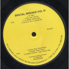 Brutal Bill - Brutal Bill - Brutal Breaks Vol IV - Break Sounds